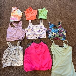 Colorful Teen/Women’s Tank Tops Athletic tops Set